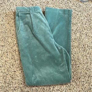 Vintage Corduroy Teal Trousers